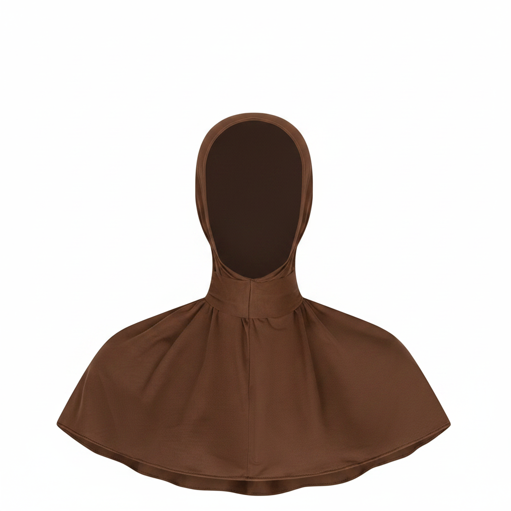 #6F4325 Brown Bamboo Scarf - Front