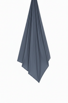 #6F8FAF Steel Blue Scarf - Flat Lay