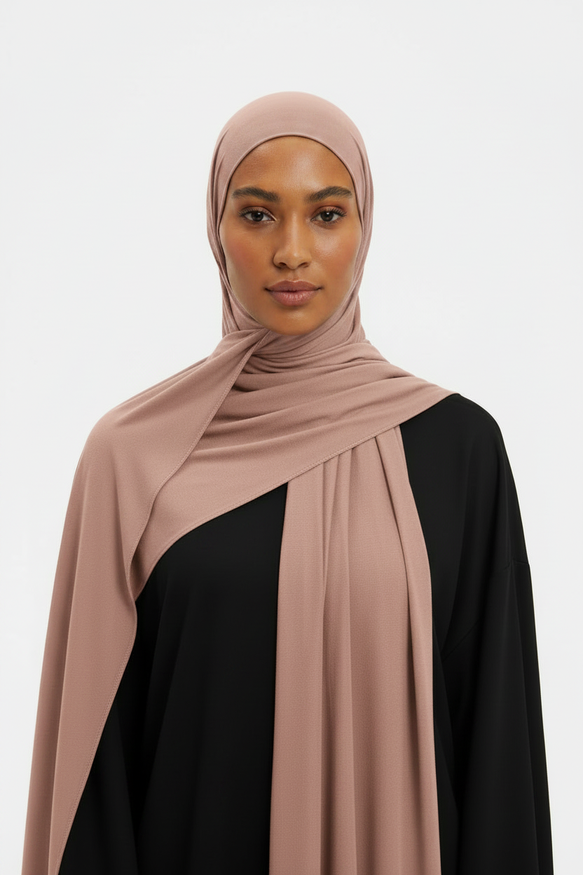 #BB9484 Scarf - Model