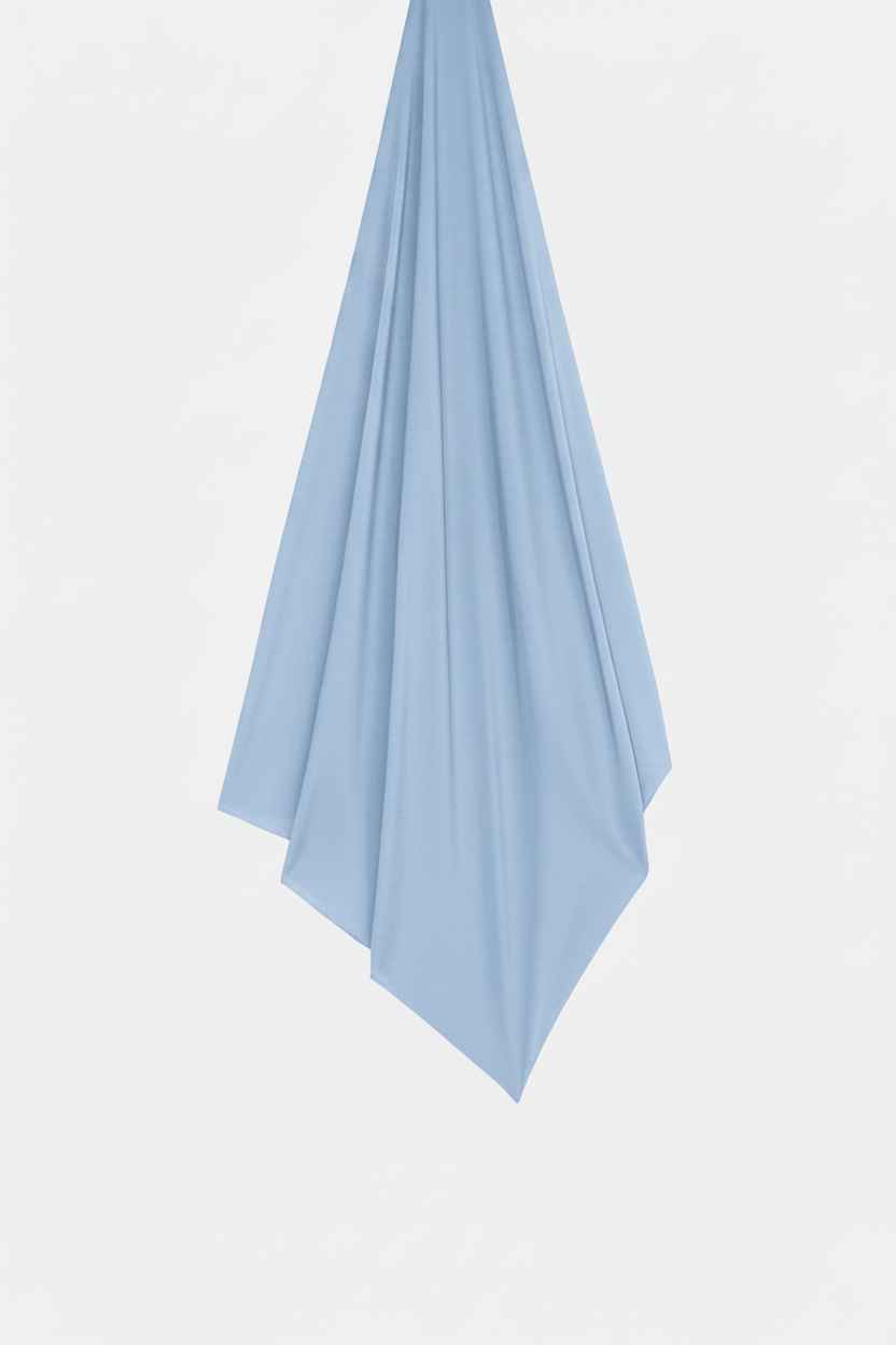 Light Blue #D3E6FF Scarf - Flat Lay