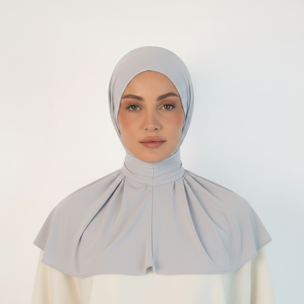 Light Grey Staple Scarf