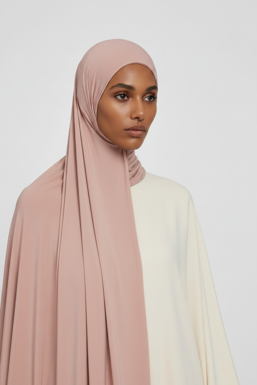 Old Rose Bamboo Jersey Scarf