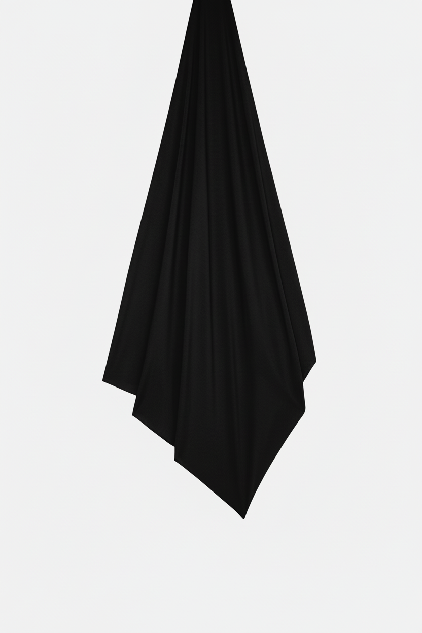 Pure Black Flat Lay