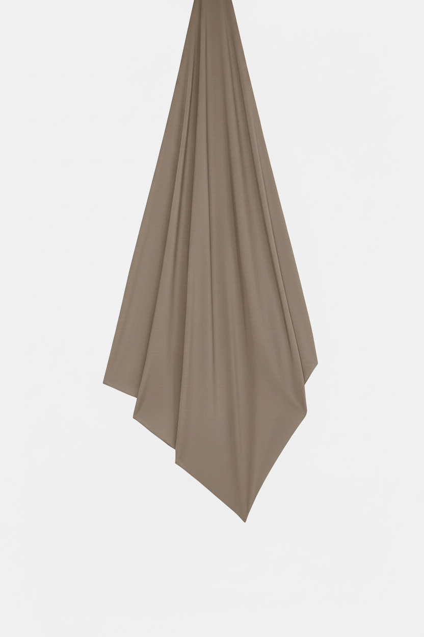 Taupe Scarf - Flat Lay